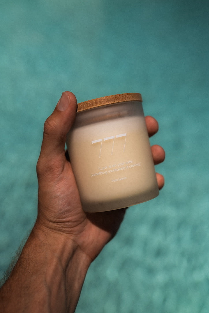777 - Angel Number Candle