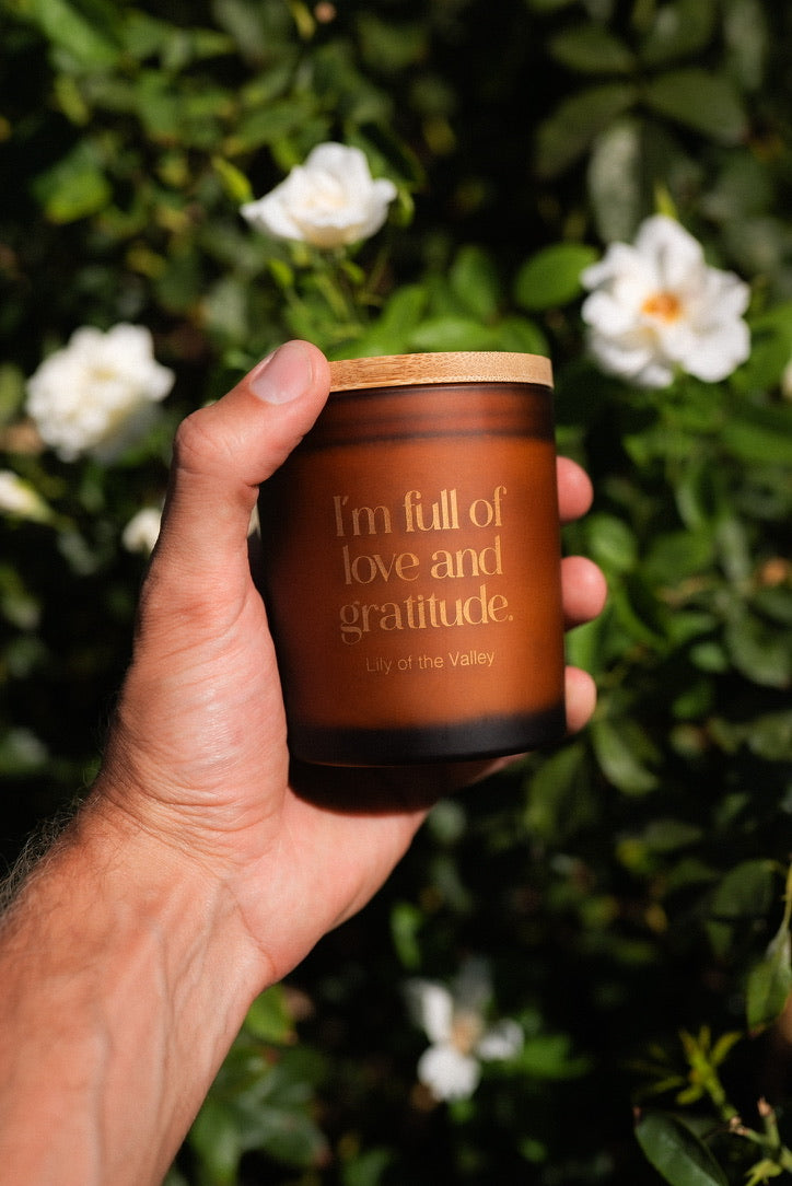 I'm Full Of Love And Gratitude - Affirmation Candle