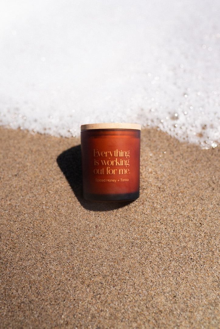 Everything Is Working Out For Me - Affirmation Candle