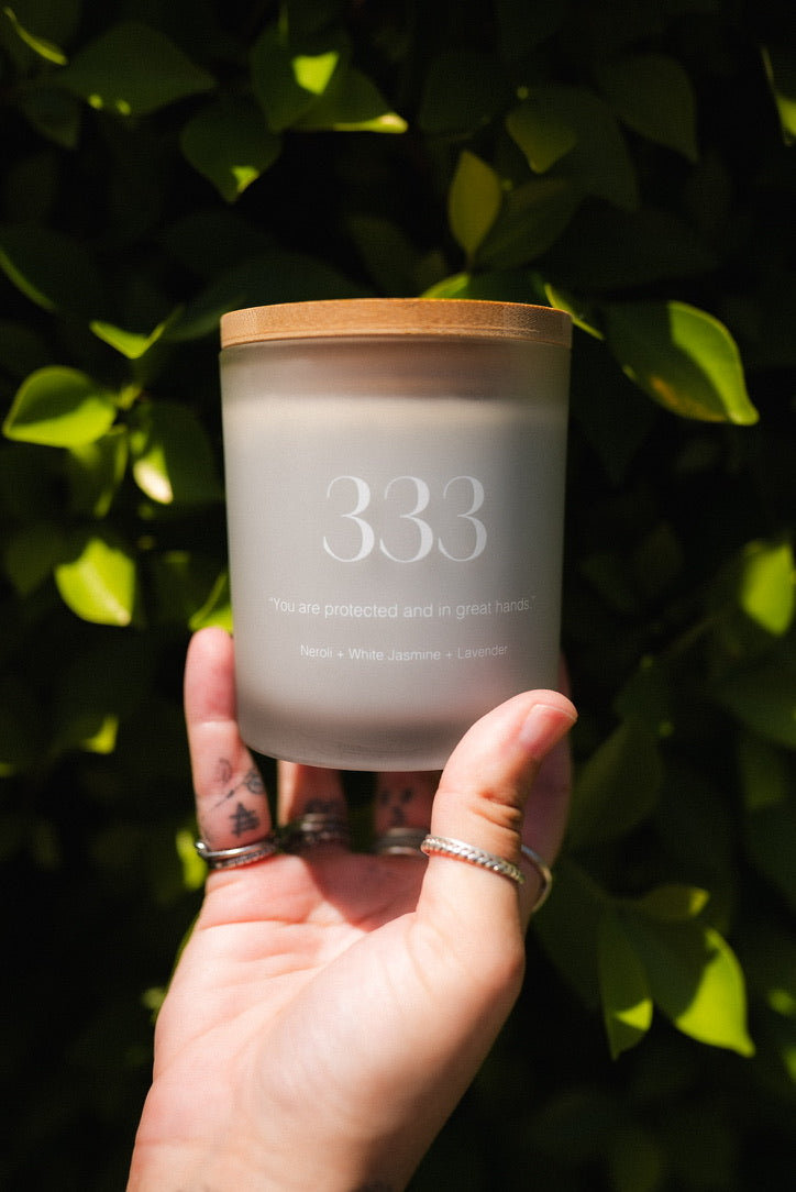 333 - Angel Number Candle