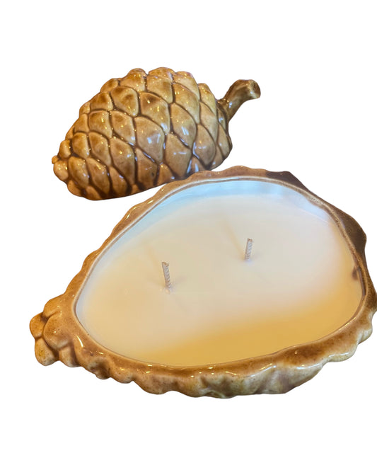 Custom Pine Cone Candle